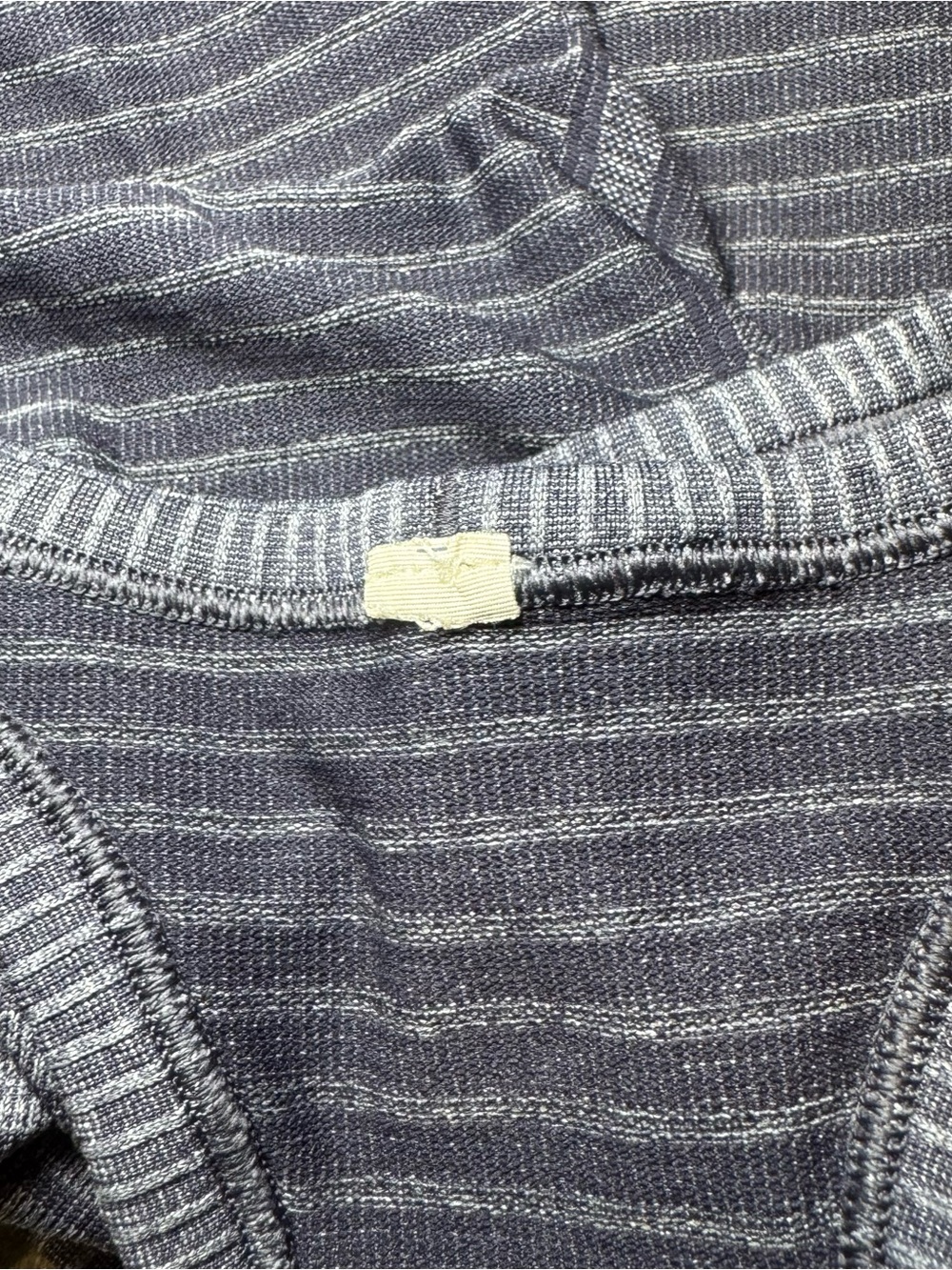 Lululemon Blueish-Grey Striped Racerback Tank - Picture 5 of 6